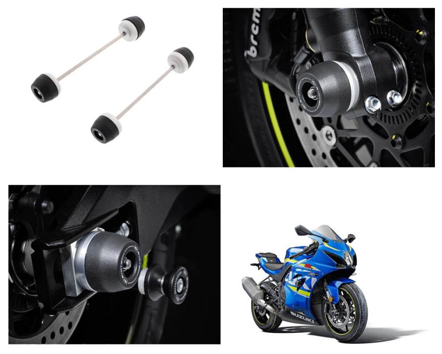 Suzuki GSX-R1000 Axle Protection Protector Set by Evotech Performance